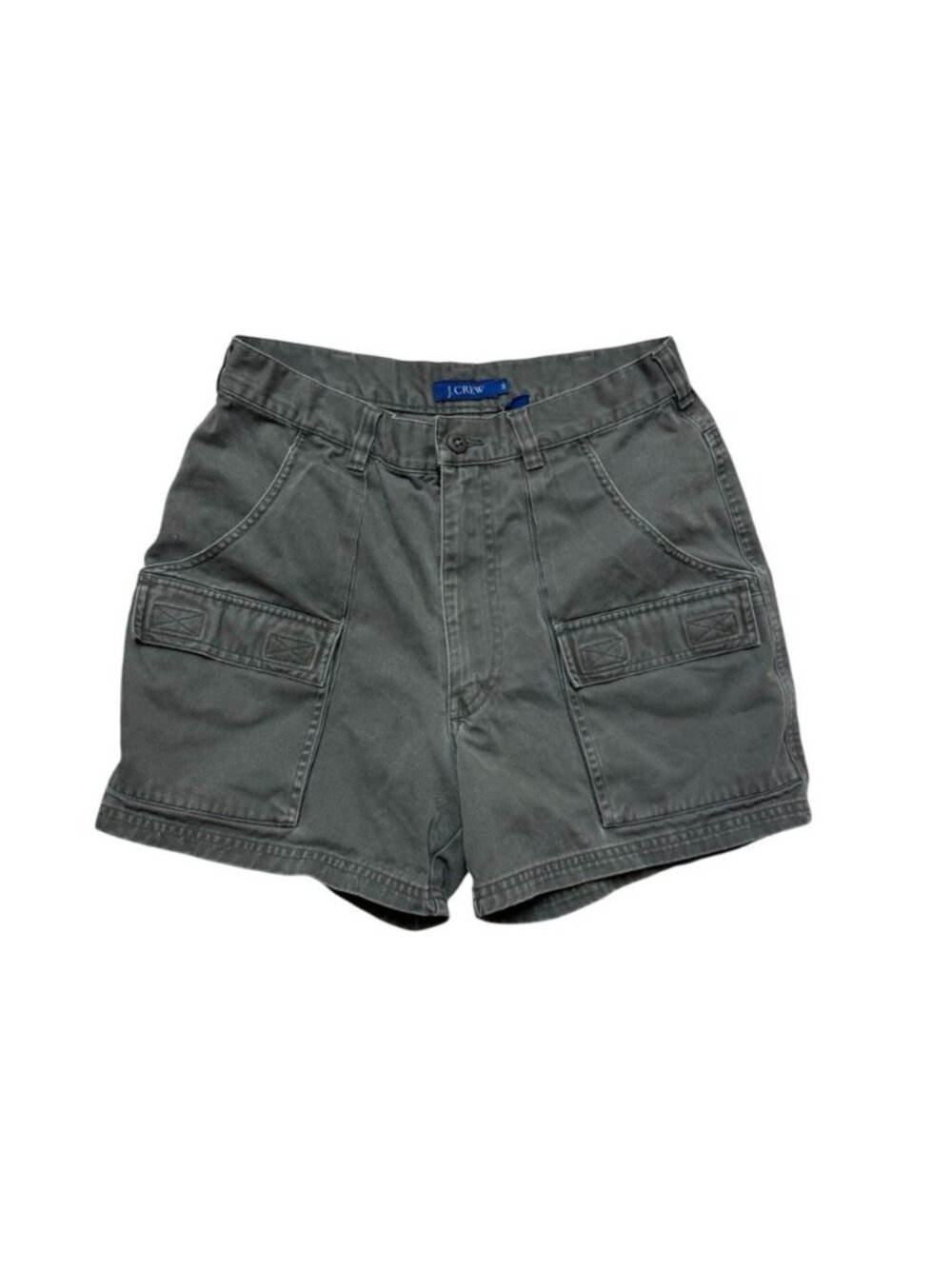 J.Crew Cargo Utility Shorts Women’s Size 30 Olive Green Cotton Casual Shorts